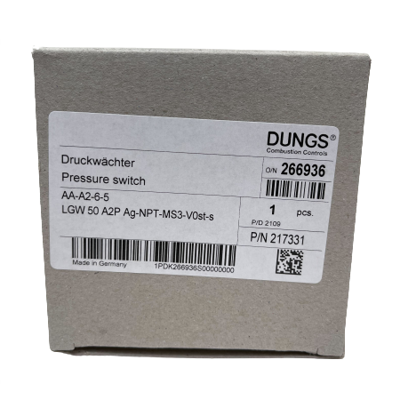 Dungs 266936 (217-331A) Air Pressure Switch Box