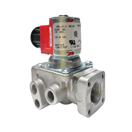 Baso H91JV-1C REVB Automatic Gas Valve 12VDC 1/2" NPT 0.5 psi