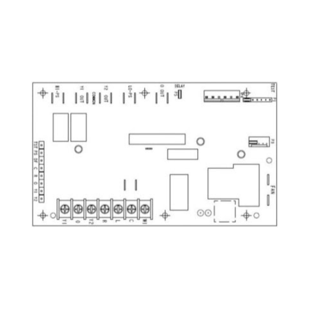 Lennox 23X17 Defrost Control Board Illustration