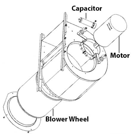 Nordyne 902816 Blower Assembly 115V