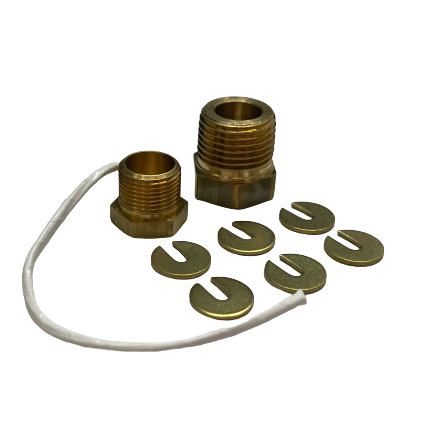 Robertshaw 4650-001 Stuffing Box Brass 3/8" NPT Compression Fitting