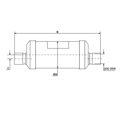 Camstat Henry S-6311 Discharge Line Muffler 450 PSIG 1-1/8"