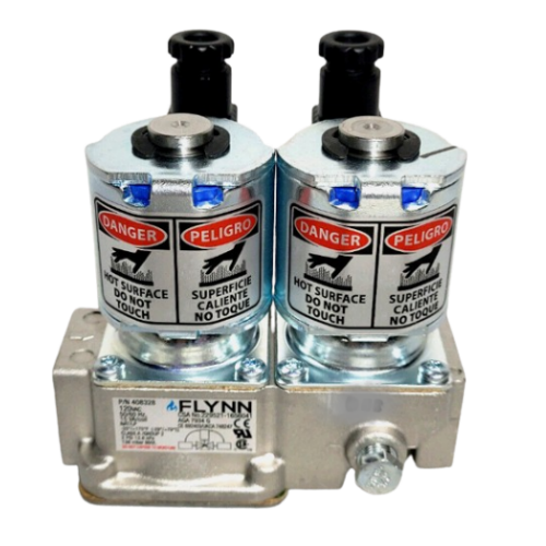 Flynn 408-328 Dual Solenoid Gas Valve 3/8" NPT 120VAC