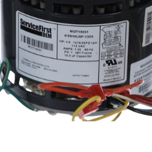 belly-band mounting configuration HVAC Blower Motor