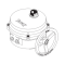 Bray 70E301-113G0536/K Electric Actuator 120V 50/60 Hz 3000 lb-in Illustration
