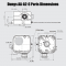 Dungs AA-A2-6 Air Pressure Switch Illustration with Dimensions