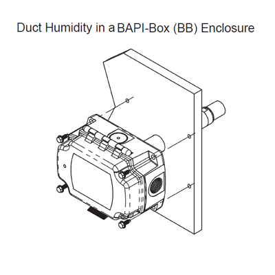 BAPI BA/H200-D-BB Duct Humidity Sensor