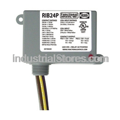 Functional Devices (RIB) RIB24P Enclosure Power Relay