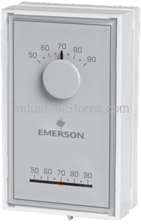 White-Rodgers 1E30N-910 Mechanical Thermostat Heat Only 50-90F