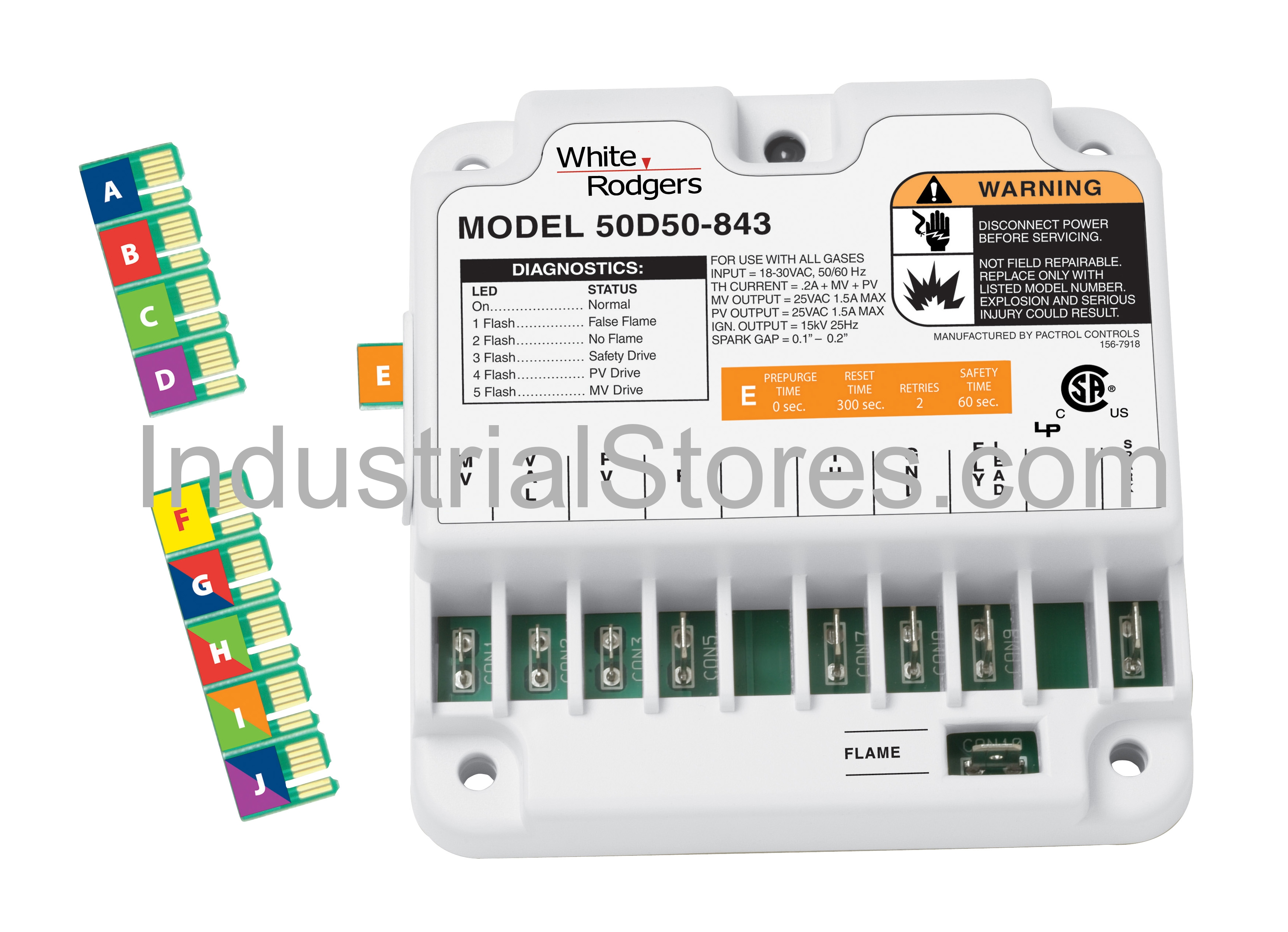 White-Rodgers 50D50-843 Proven Pilot Spark Ignition Control with Variable Timings