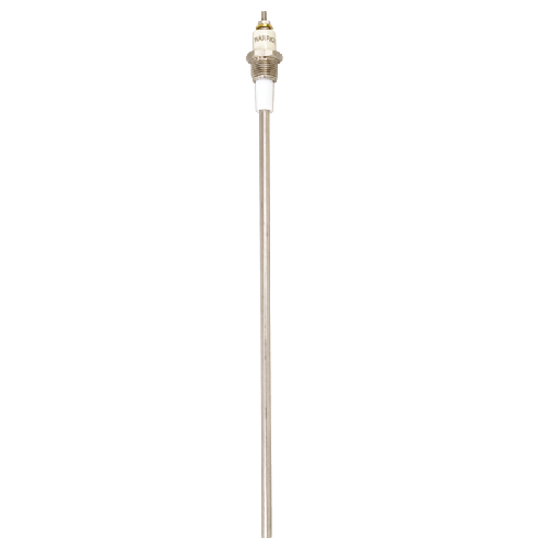 Warrick 3H3B1 Sensor Probe Series 3H One-Piece Extended Core Fitting 5/8-24" UNEF Teflon 3/4" Long Sleeve 12" Long Rod
