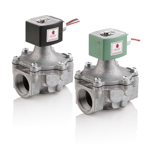 Asco 8215G1-24VDC Aluminum Body 2-Way Solenoid Valve 3/8" Normally Closed 5-125psi 24VDC