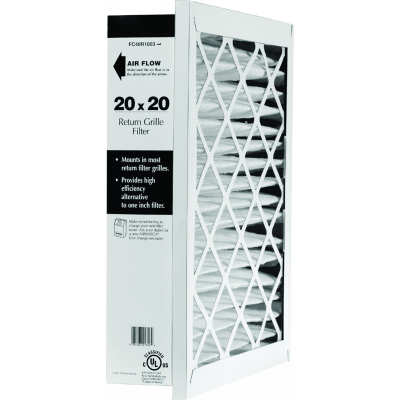 Honeywell FC40R1011 Return Grille Replacement Air Filter 20" x 25" MERV 10