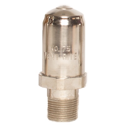 Vent-Rite #75 Air Vent Valve Steam 3/4" x 1/2"