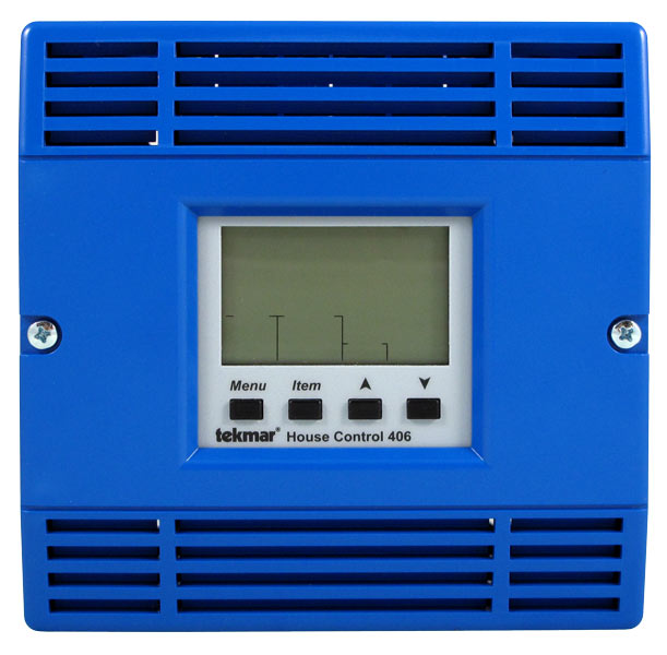 Tekmar 406 Tn2 House Control Heat Pump & Backup Four Zone Valves 24V