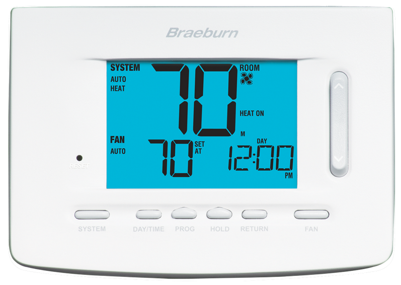 Braeburn 5020 1 Heat /1 Cool Programmable/Non-Programmable Thermostat
