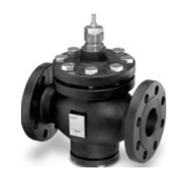 Siemens Building Technology 599-06120 Linear 2-Way Valve Body 2.5" Flanged Normally Open Stainless Steel Trim