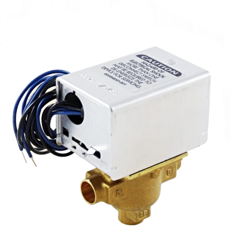 Honeywell V8044E1003 Motorized Zone Valve 24V 1/2" Normally Closed 4Cv 20 PSI
