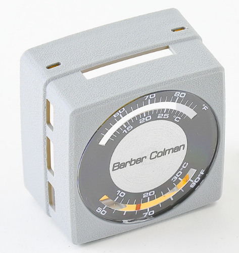Barber Colman (Schneider Electric) 21-933-1 Gray Cover with F & C markings for Setpoints and Thermostat