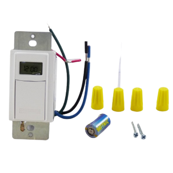 Intermatic ST01 42On/Off Ops Wht In-Wall Timer