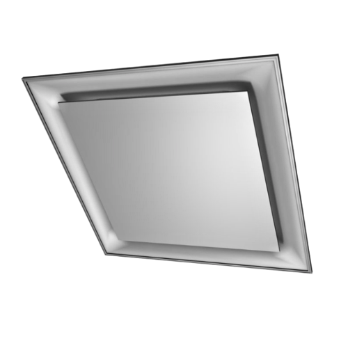 Titus OMNI-24X24-6 Square Plaque Diffuser 24x24 Neck Size 6" Up to 200 Cfm