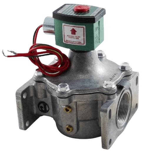 Asco 8214G271 Internal Pilot Operated 2-Way Solenoid Valve 1-1/2" Normally Closed 0-5 PSI 120VAC