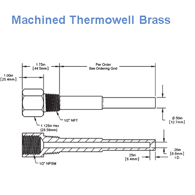 Automated Logic ALC/8"MB Thermowell