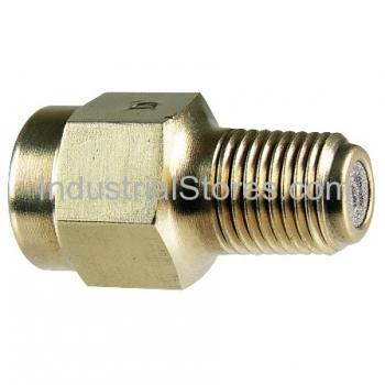 Love Controls PS124 Pressure Snubber Brass 1/4" for Air & Gas