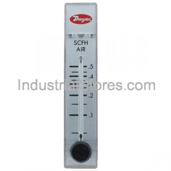 Dwyer RMA-3-BV Flow Meter 2" Scale 0.2 -2 SCFH Air