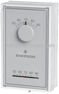 White-Rodgers 1E30N-910 Mechanical Thermostat Heat Only 50-90F