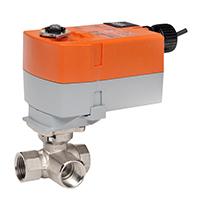 Belimo B318B 3/4" 3-Way Valve 7.4Cv Chrome Plated Trim