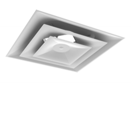 Titus TMS10-24X24-3-26 Ceiling Diffuser 24" x 24" with 10" Inlet