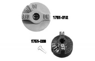Robertshaw 1751-028 Gas Cock Dial (Black)