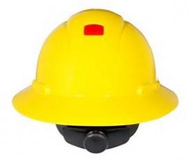 3M H-802R-UV Yellow Hard Hat with UVicator (Pack of 10)