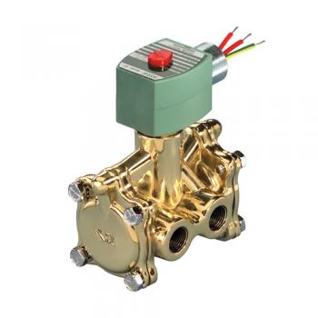 Asco EV8316G381MB-24VDC Pilot Operated Air & Water 3-Way Solenoid Valve 1/4" Normally Closed
