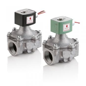 Asco 8215G1-24VDC Aluminum Body 2-Way Solenoid Valve 3/8" Normally Closed 5-125psi 24VDC