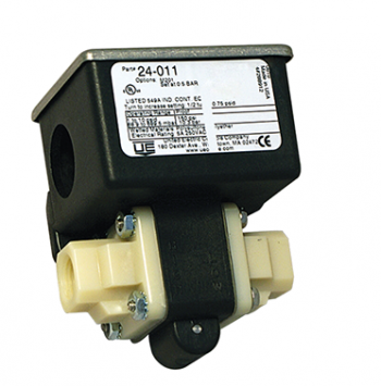 United Electric 24-014/M020 Delta Pro Pressure Switch 4-43.5 PSI SPDT with Red Status Light