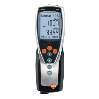 Testo 435-4 Multi-function IAQ/HVAC Meter w/ Memory & Differential Pressure