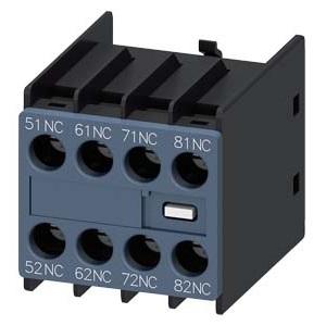 Siemens 3RH2911-1GA04 Auxiliary Switch 4NC for S00 Screw