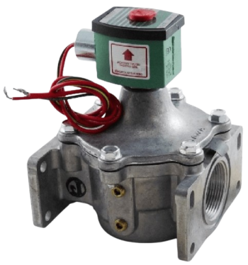 Asco 8214G271 Internal Pilot Operated 2-Way Solenoid Valve 1-1/2" Normally Closed 0-5 PSI 120VAC